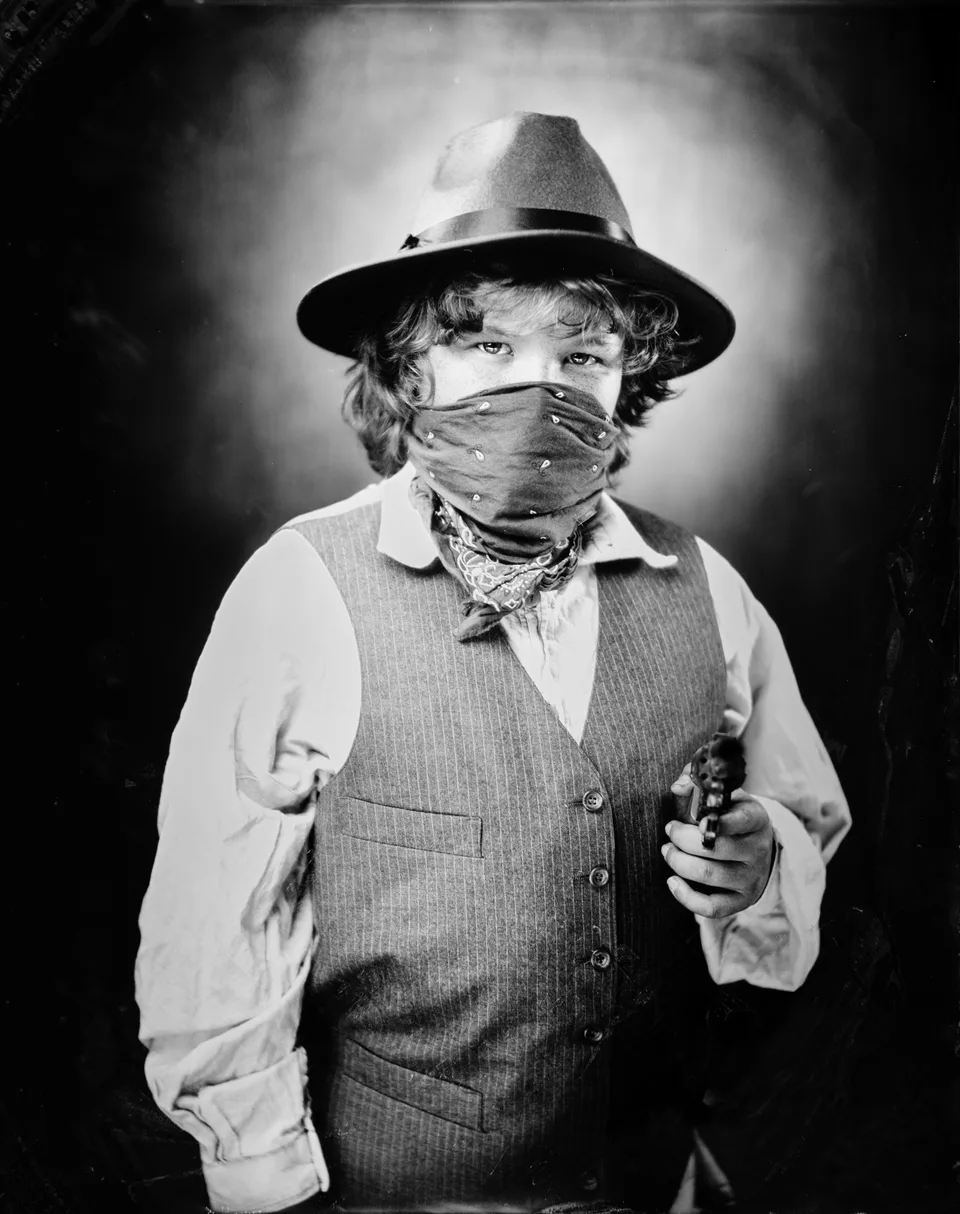 Tintype portrait by Phill Schoen — Pierre's Tintype, Victor, Idaho